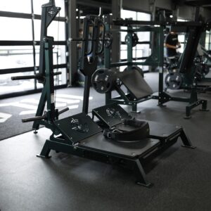 Arsenal Strength Reloaded Belt Squat on the gym floor