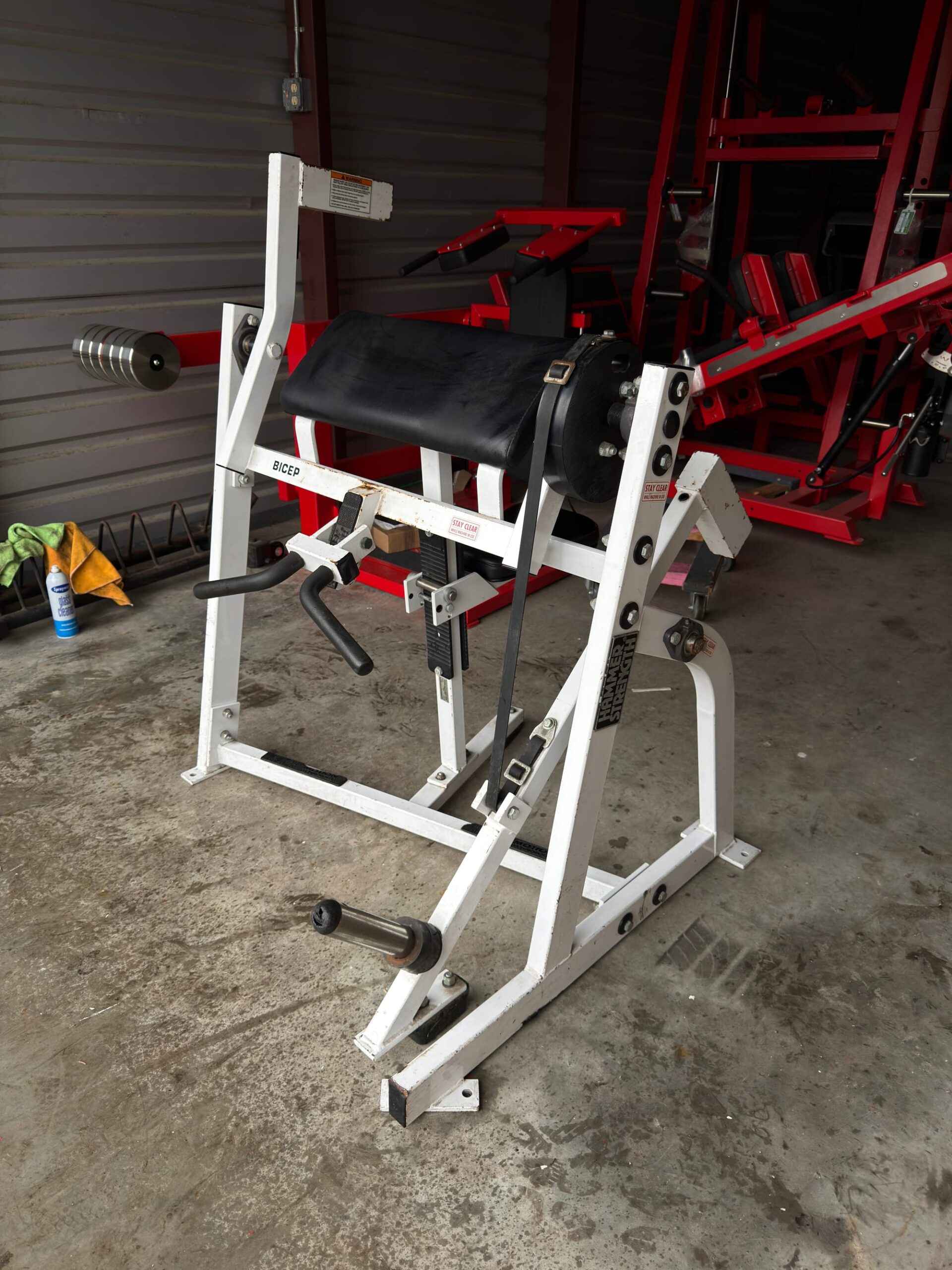 Hammer Strength Plate-Loaded Bicep Curl