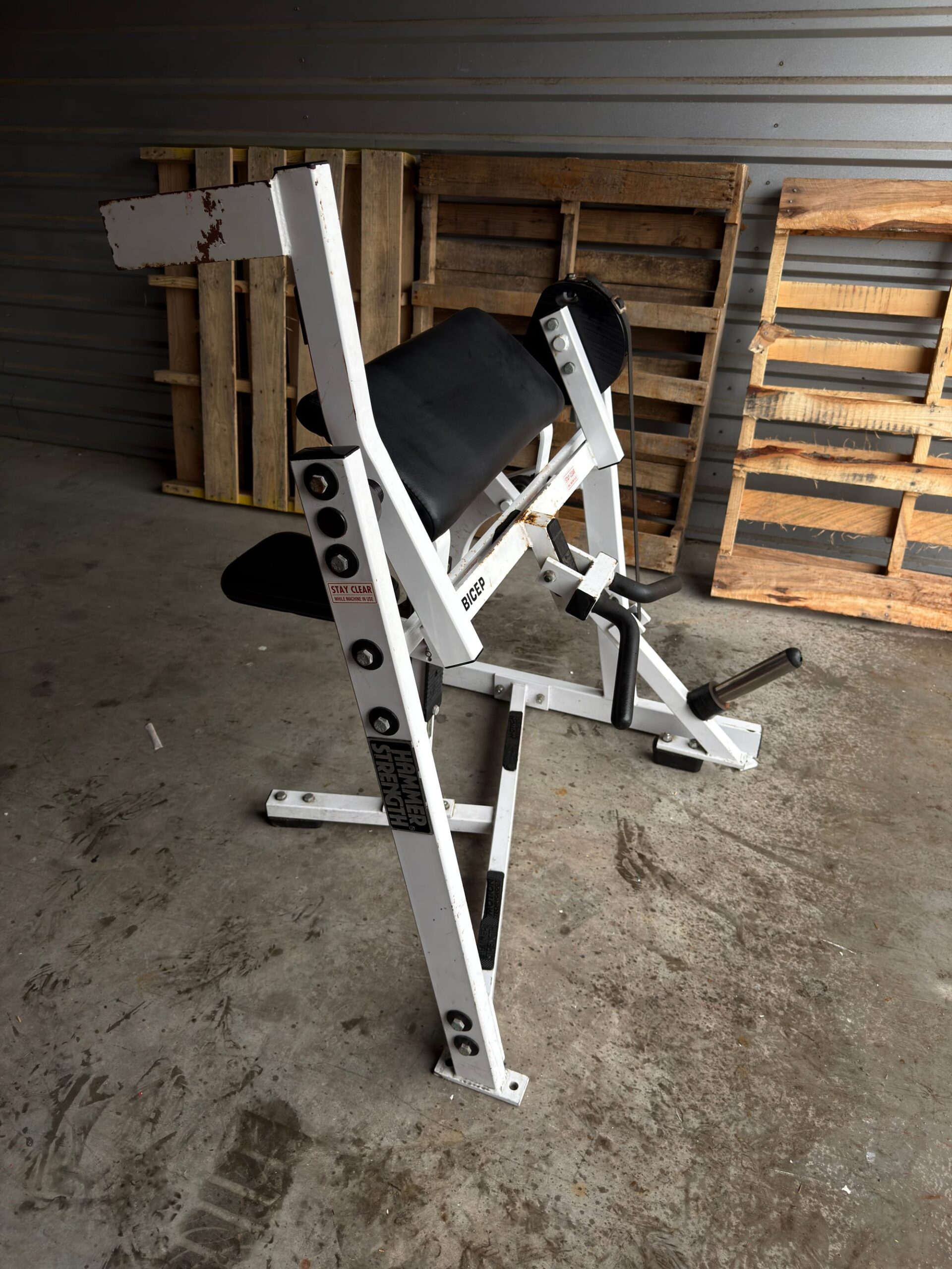 Hammer Strength Plate-Loaded Bicep Curl