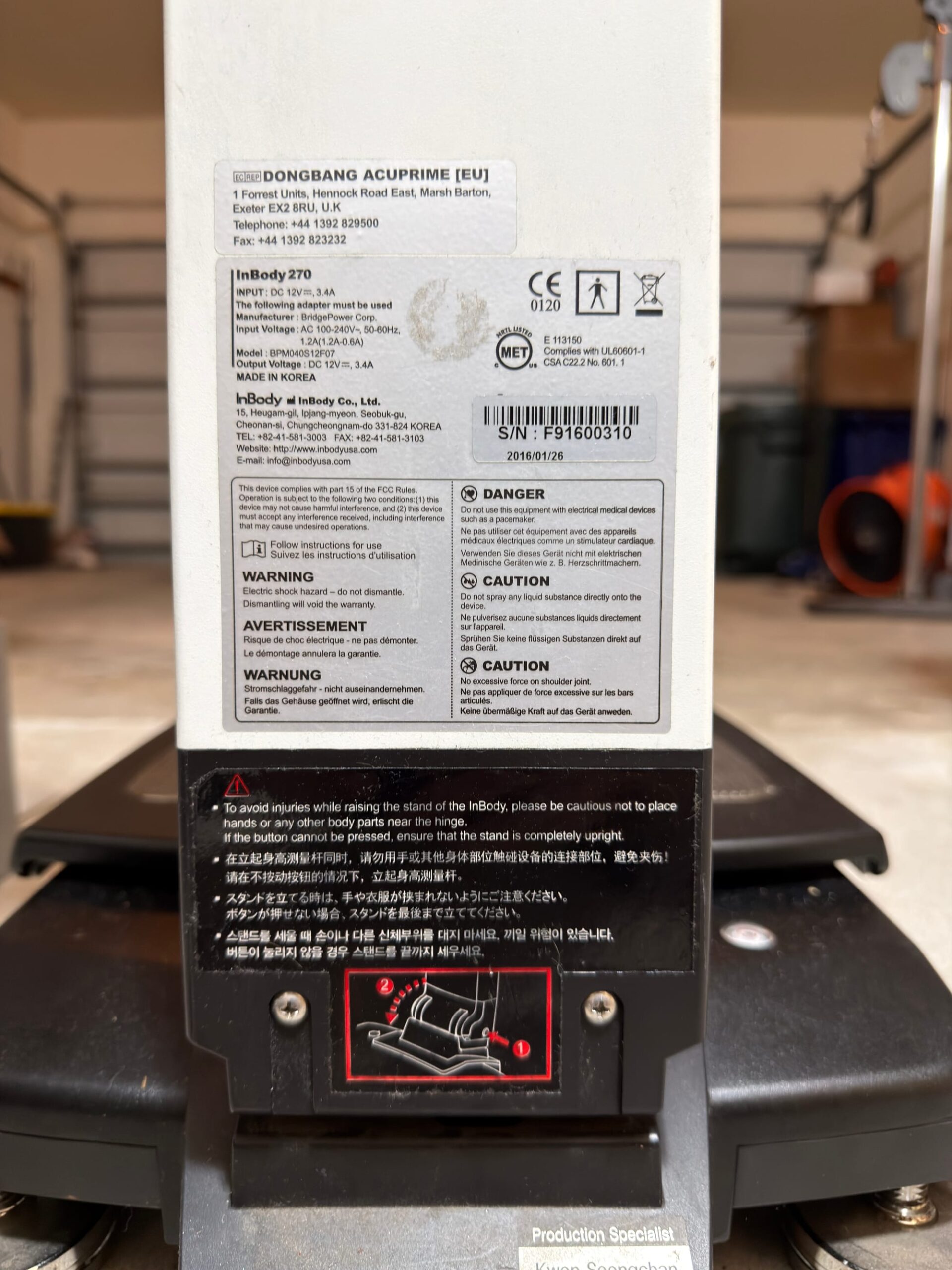 InBody 270 Scanner